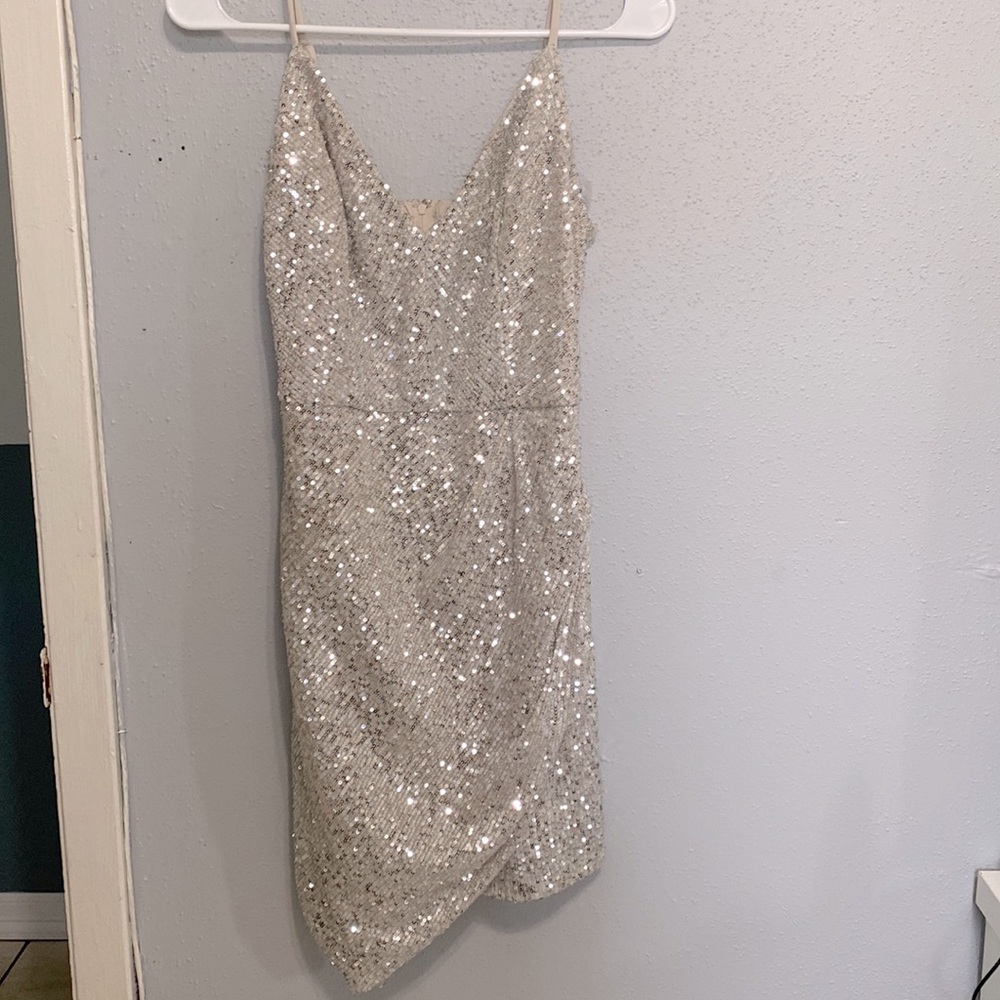 Silver sparkly Dress